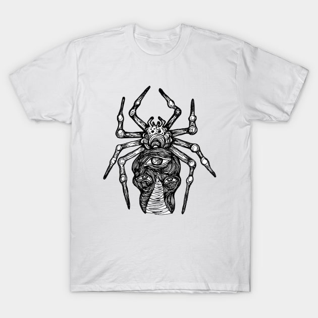 UnHoly Spider T-Shirt by Art of V. Cook